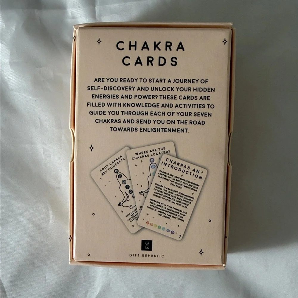 Chakra Cards Set - Cream - Picture 3 of 5